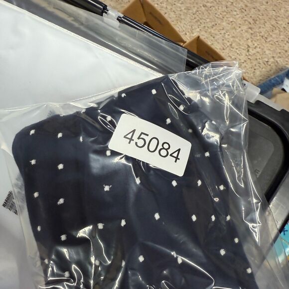 Ann Taylor Top Women S Small Blue Polka Dot Sleeveless Wide Strap Cotton Casual - Picture 7 of 7